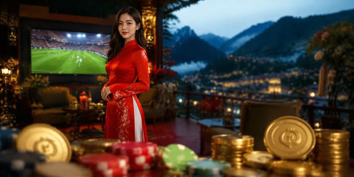 Không gian casino và cá cược hiện đại tại Việt Nam với màn hình trực tuyến